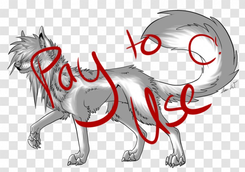 Line Art Canidae Dog Sketch - Tree - Like Mammal Transparent PNG