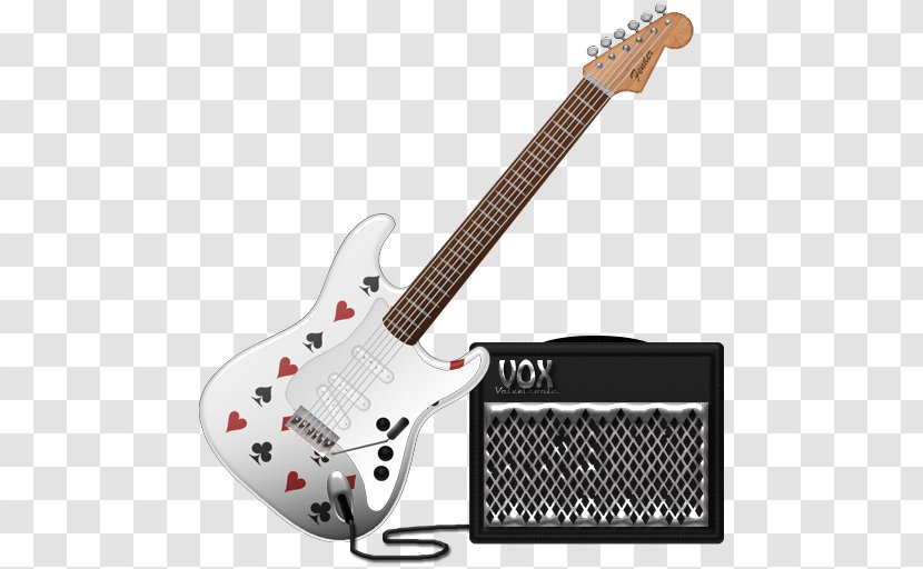 Guitar Amplifier Musical Instruments Bass - Heart Transparent PNG