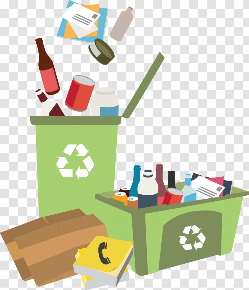 Paper Background - Recycling Bin - Art Waste Management Transparent PNG