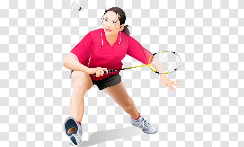 Sport Badminton Ball Game Poster - Frame - Playing Beauty Transparent PNG