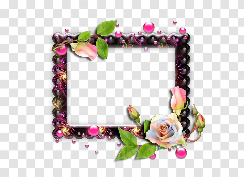 Birthday Image Friendship Picture Frames - Lilac Frame Transparent PNG