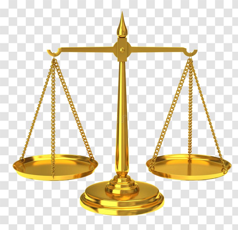 Natural Justice Measuring Scales Symbol - Metal - First Law Transparent PNG
