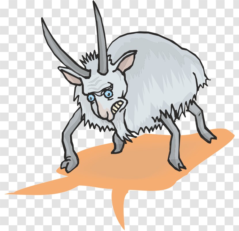 Goats Clip Art - Fictional Character - Goat Transparent PNG