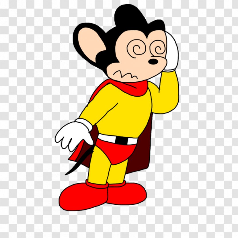 Mighty Mouse Cartoon Clip Art - Community Transparent PNG
