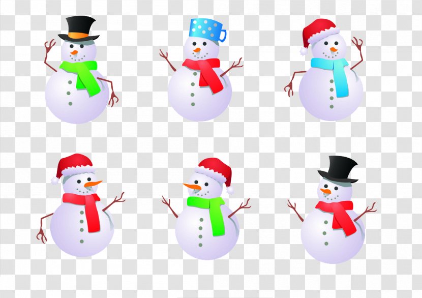 Snowman Download Icon - Color Snow Crowd Transparent PNG