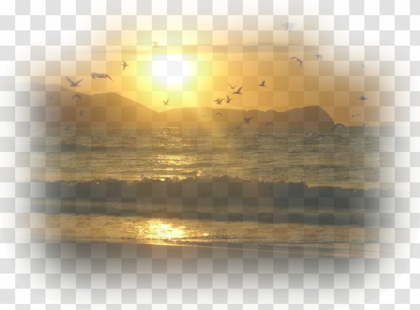 Sea Desktop Wallpaper Stock Photography Computer - Sunset Transparent PNG