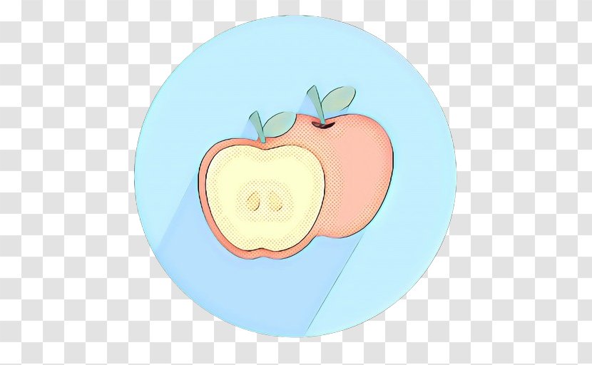 Pop Art Retro Vintage - Apple - Tableware Malus Transparent PNG