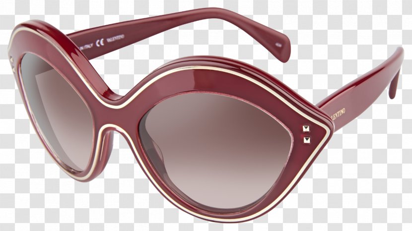 Goggles Sunglasses Valentino SpA - Magenta Transparent PNG