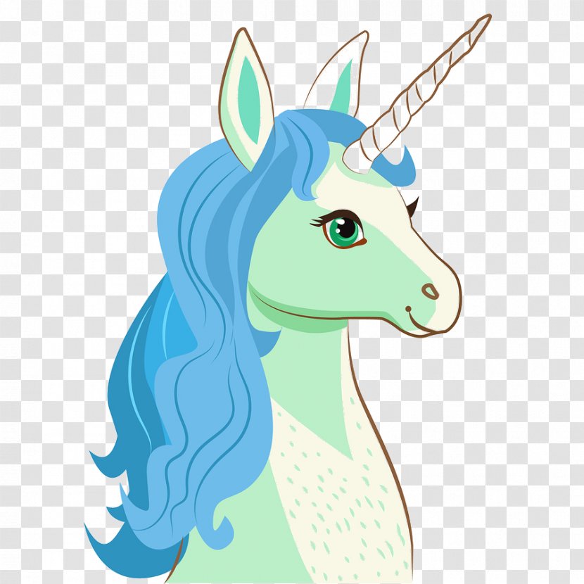 Unicorn Drawing Cartoon - Face Transparent PNG