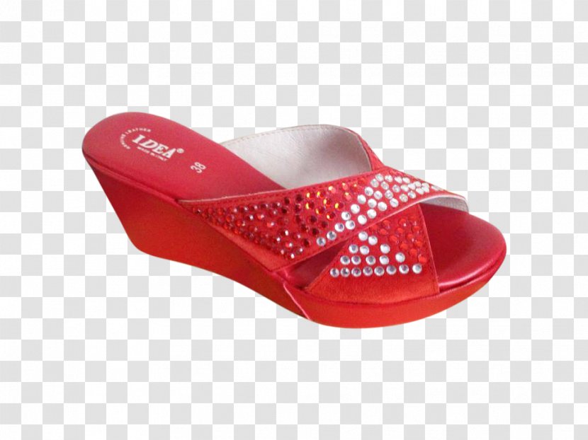 Slipper Sandal Wedge High-heeled Shoe Transparent PNG