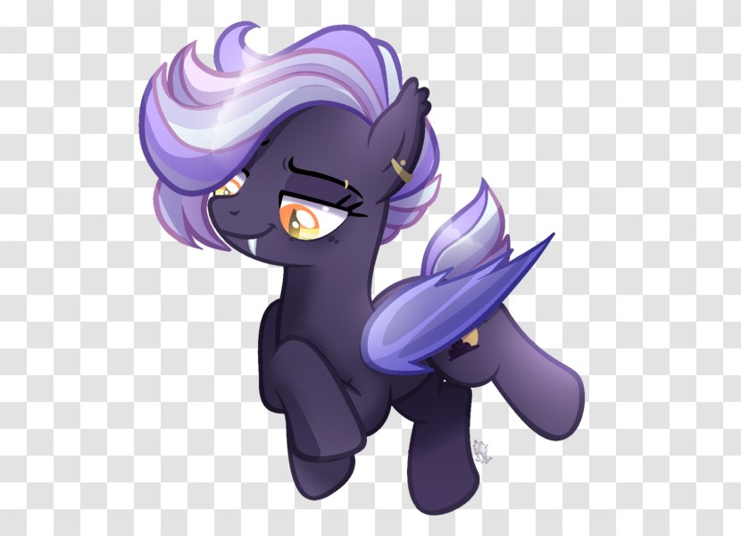 Horse Purple Animated Cartoon Legendary Creature Yonni Meyer - Fictional Character Transparent PNG