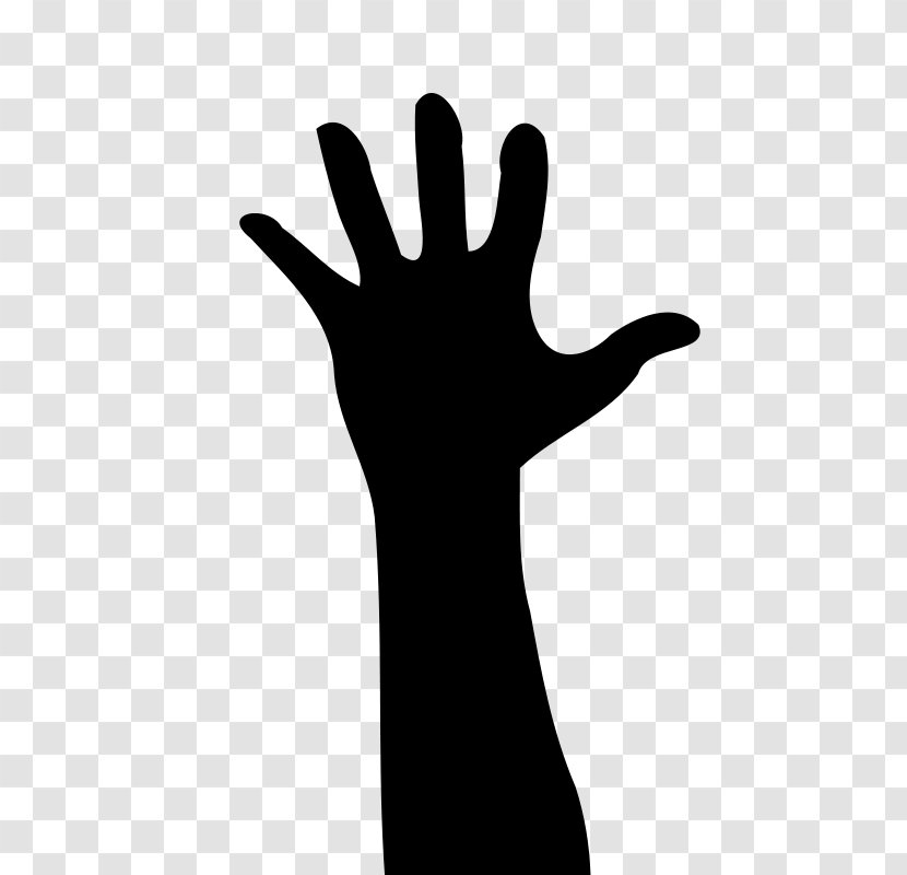 Thumb Hand Clip Art - Finger - Raised Cliparts Transparent PNG