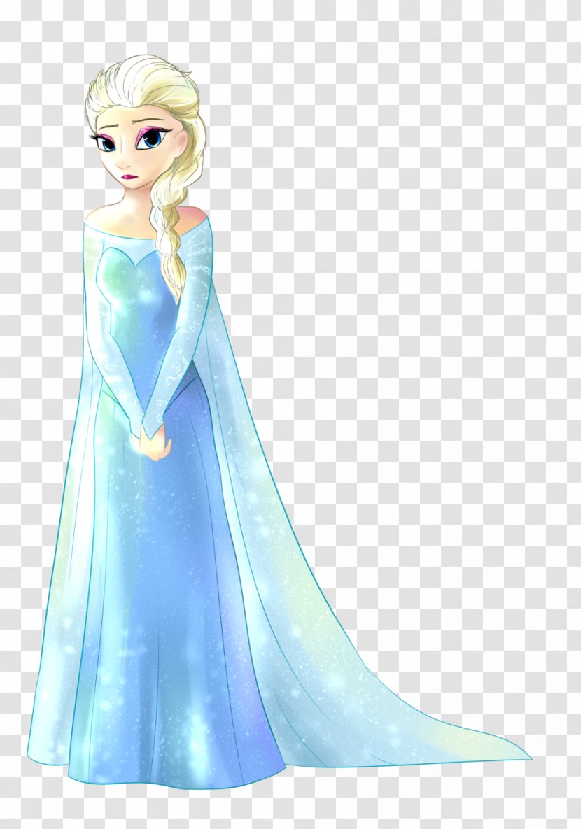 Elsa The Snow Queen Anna Drawing Art - Heart - Frozen Transparent PNG