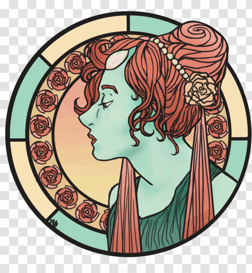 Pearl Art Nouveau Drawing Work Of - Deco Transparent PNG