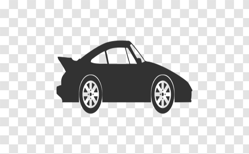 Classic Car Background - Silhouette Racing - Porsche 911 Ruf Ctr Transparent PNG