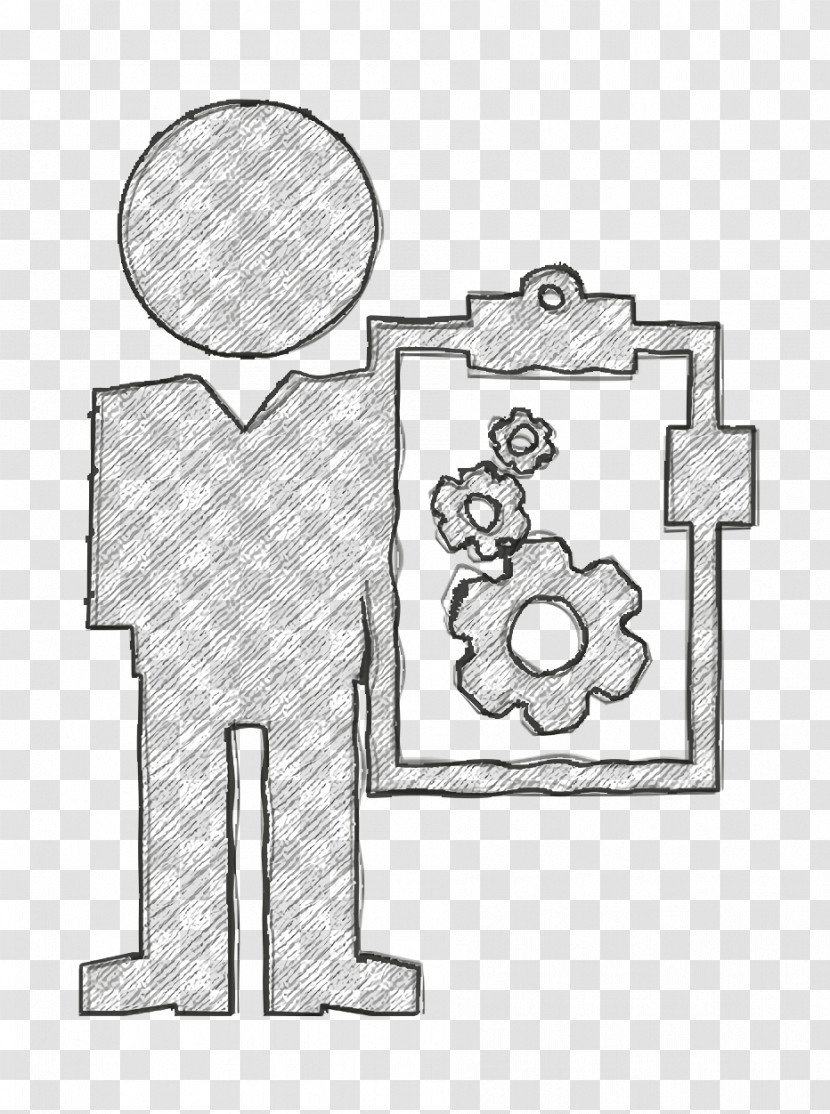Professor With Clipboard Icon Education Icon Professor Icon Transparent PNG