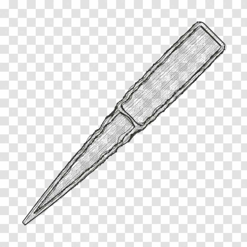 Icon Paper Knife Icon Office Supplies Icon Transparent PNG