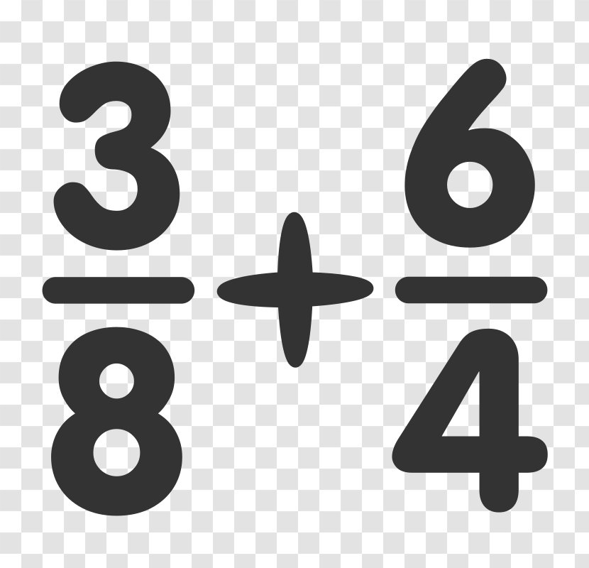 Make A Fraction Comparing Fractions Add With Different Denominators Clip Art - Text - Decimal Transparent PNG
