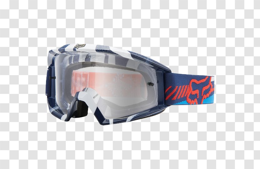 Goggles Fox Racing Main Goggle - Race 2 2016 Vicious Blue/Red GlassesAtv Transparent PNG