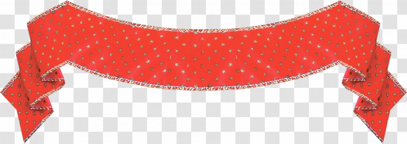 Paper Ribbon Grayscale - Red Transparent PNG