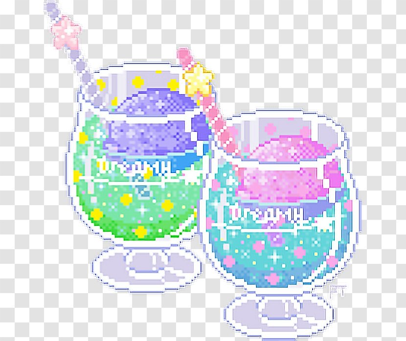 Pixel Art Drawing Fizzy Drinks Kavaii - Silhouette - Drink Transparent PNG