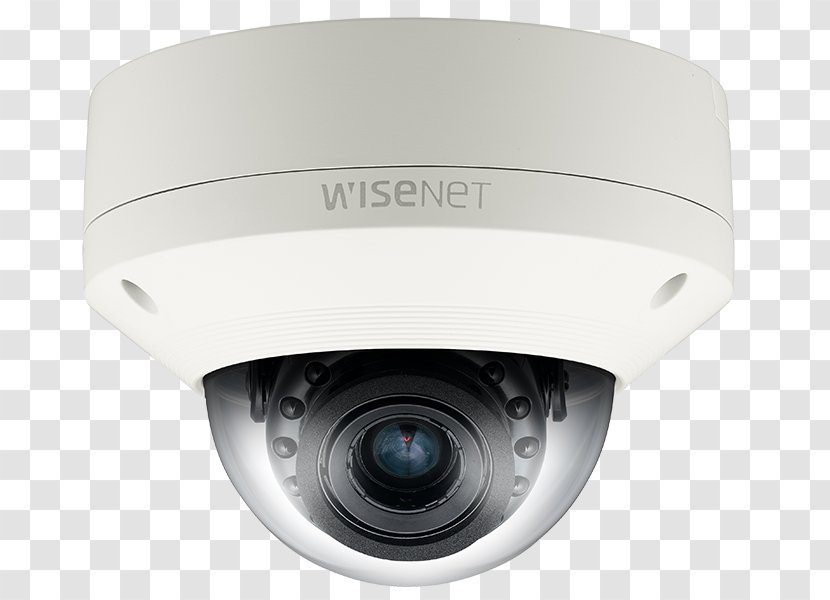 Closed-circuit Television Samsung Dome Camera SNV-7084R Hanwha Techwin IPOLIS SNV-6084RP - Hikvision Ds2cd2335fwdi - Ipolis Snv6084rp Transparent PNG