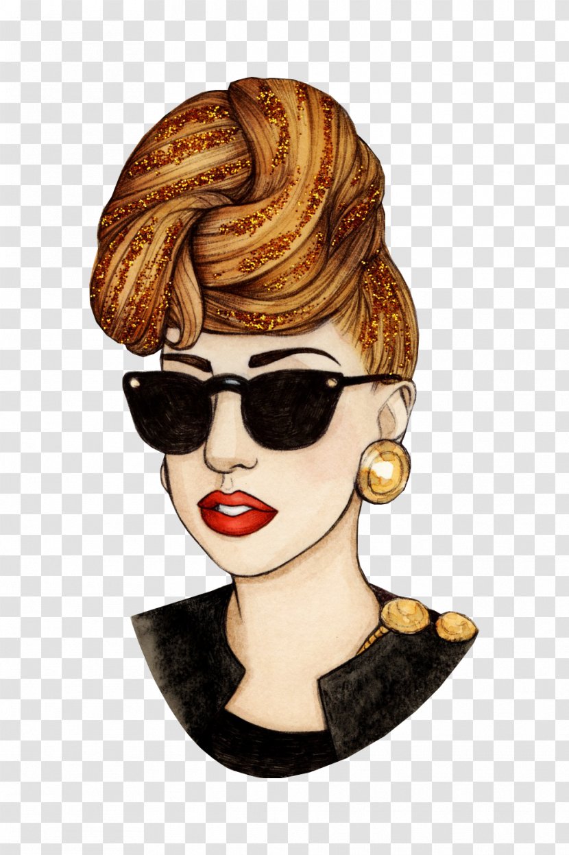 Lady Gaga's Meat Dress Drawing Artpop - Glasses - Cyrus Transparent PNG