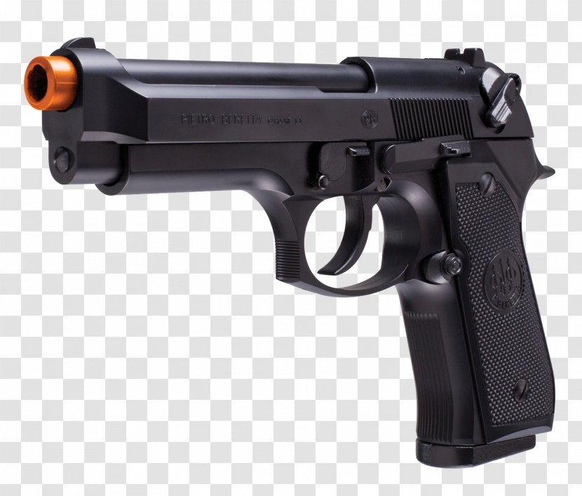 Beretta M9 Airsoft Guns 92 Blowback - Weapon Transparent PNG