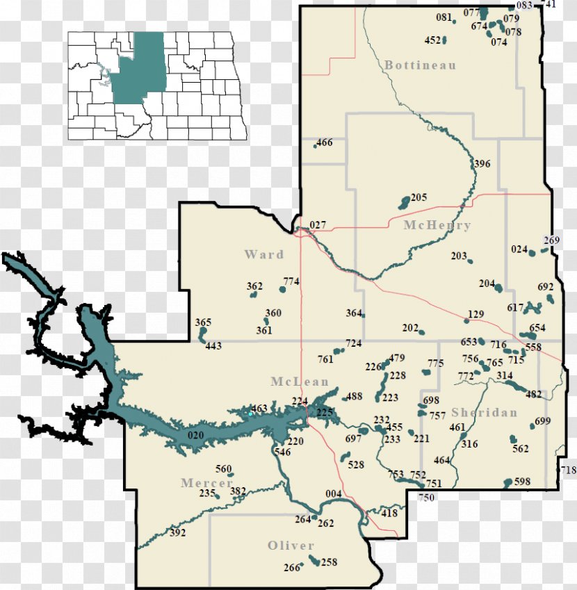 Crystal Springs, North Dakota Game And Fish Headquarters Carolina Map Fishing - Kidder County - Plan Transparent PNG