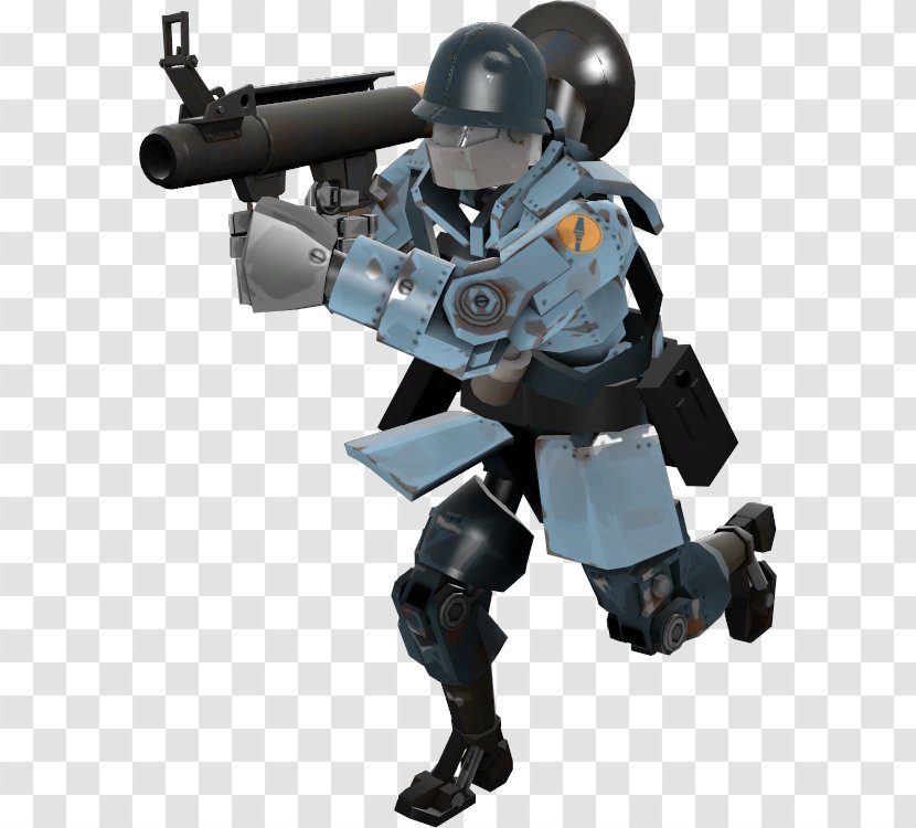Team Fortress 2 Robot Soldier Internet Bot - Figurine Transparent PNG