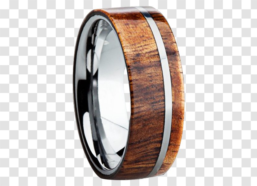 Inlay Wedding Ring Titanium Tungsten Carbide - Engagement Transparent PNG