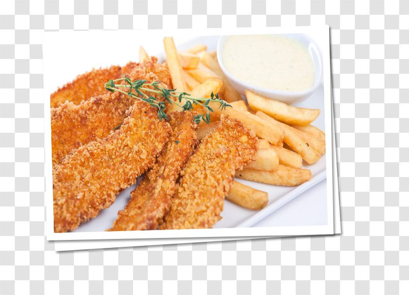 French Fries Chicken Fingers Nugget Kebab - Panko Transparent PNG
