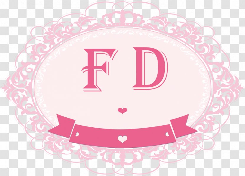 Logo Wedding - Pattern - Pink Love Transparent PNG