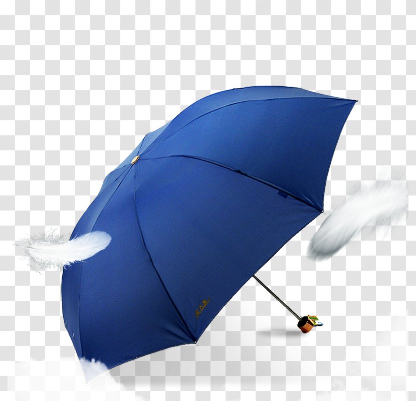 Umbrella Blue Sunlight - Product Kind Parasol Feather Transparent PNG