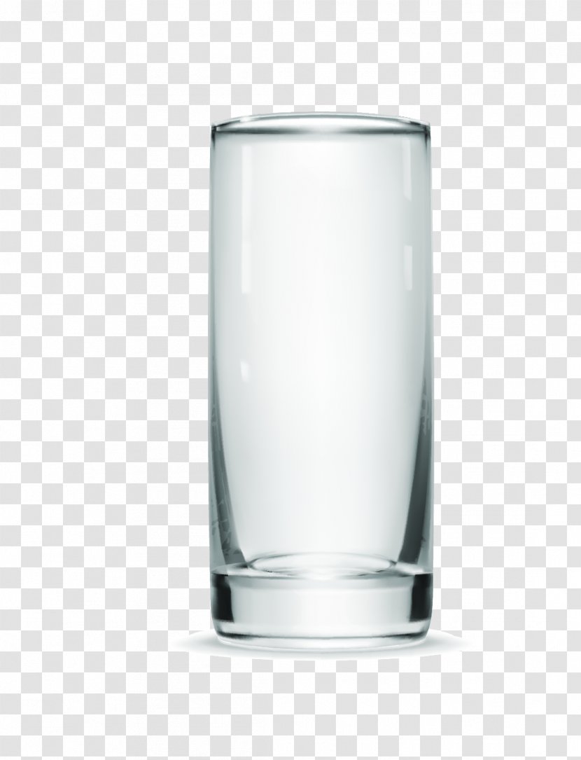 Glass Cup - Cylinder - Textured Vector Material Transparent PNG