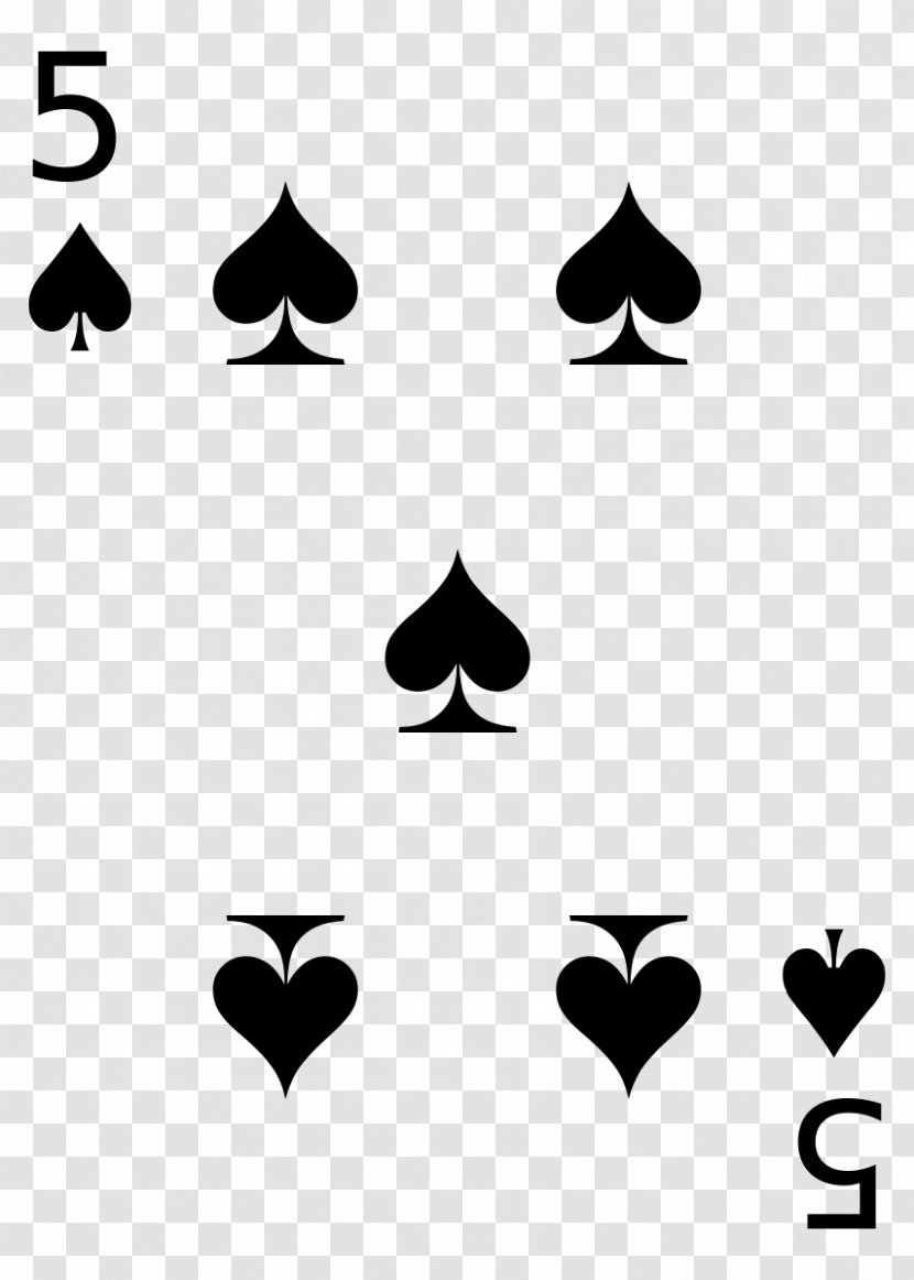 Ace Of Spades Playing Card Queen King - Cartoon Transparent PNG