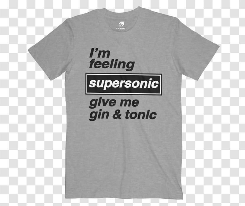 Printed T-shirt Hoodie Supersonic - Active Shirt Transparent PNG