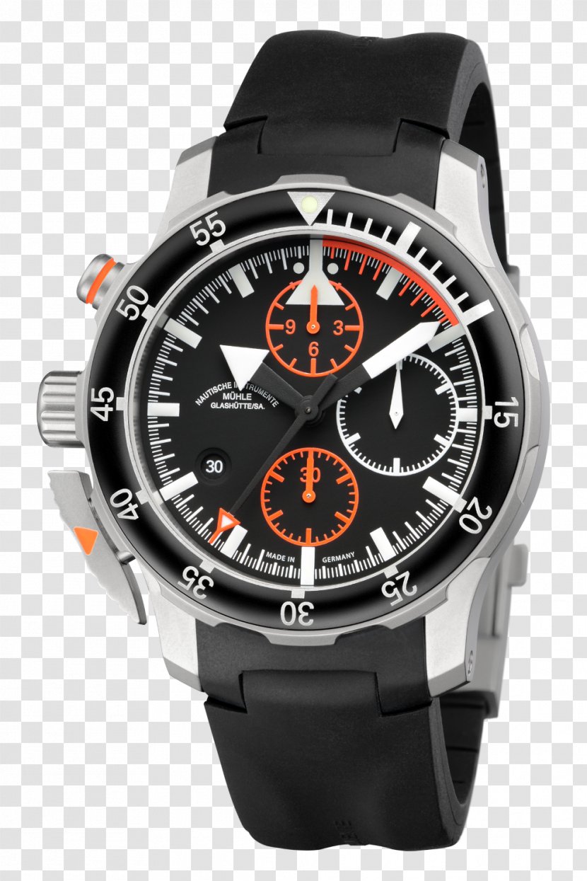 Nautische Instrumente Mühle Glashütte Watch Chronograph Original - German Navy Today Transparent PNG