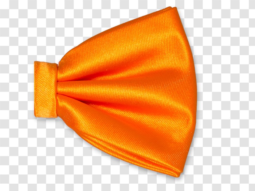 Bow Tie / Orange Necktie Polyester Satin - Party Celebration Transparent PNG
