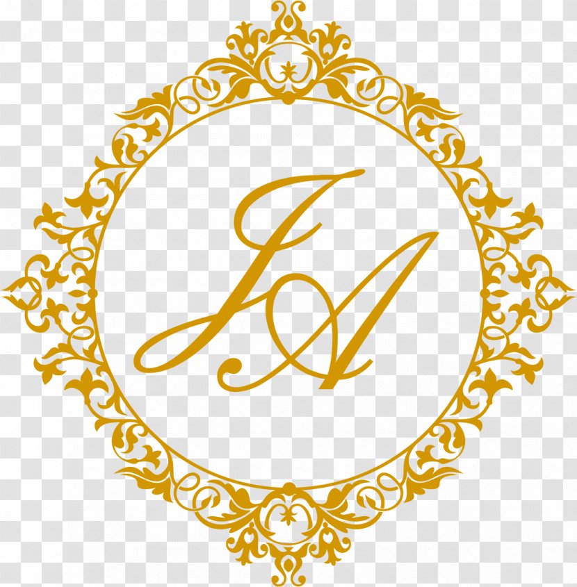 Marriage Monogram RTC Convites - Engagement - Coroa Dourada Transparent PNG