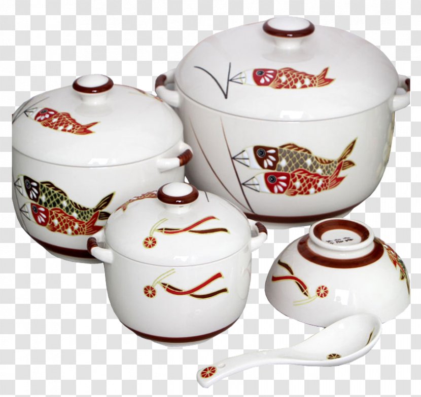 Japanese Cuisine Tableware Porcelain - Stew - Pot Transparent PNG