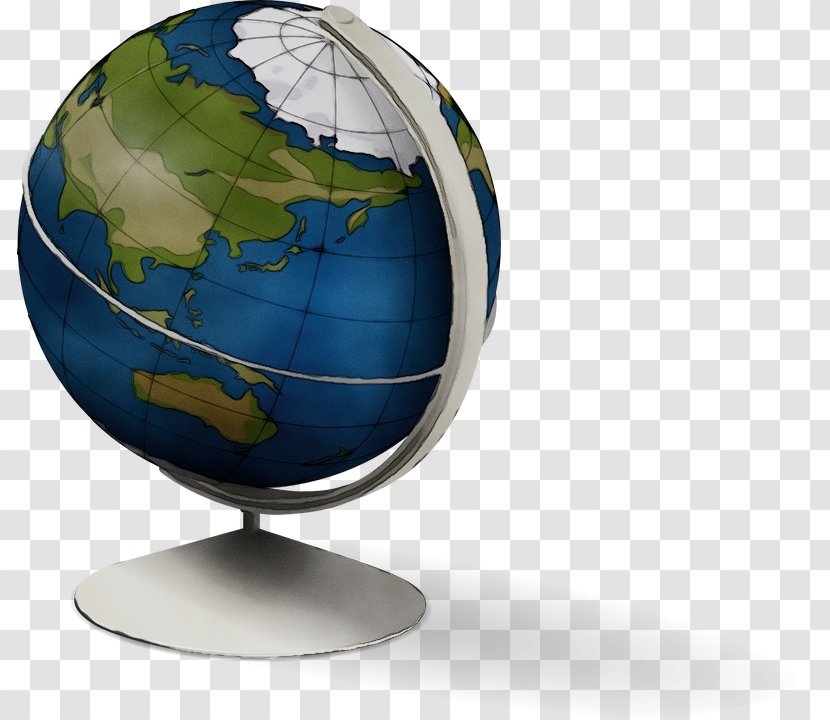 Earth Map - Sphere Transparent PNG
