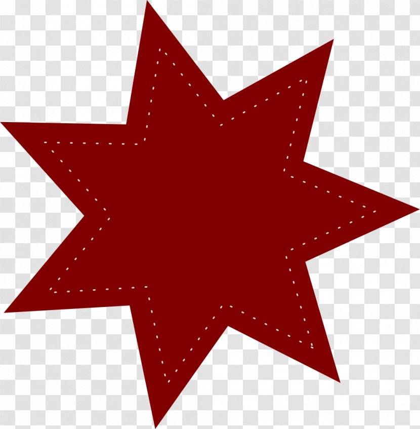 Western Cowboy Clip Art - Symmetry - Star Red Cliparts Transparent PNG
