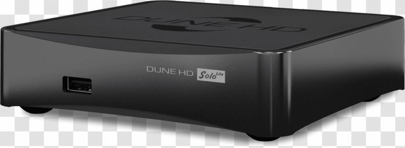 Dune Hd Solo Lite High Efficiency Video Coding 4K Resolution Dune-HD SOLO UHD 4GB Media Player With WiFi And USB Digital - Monochrome - Printer Transparent PNG