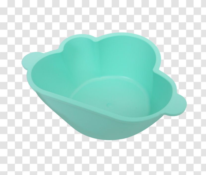 Plastic Bowl Turquoise - Watercolor - Design Transparent PNG