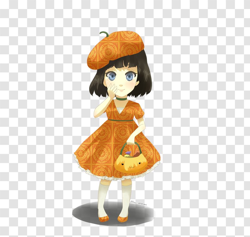 Cartoon Doll - Trick Or Treath Transparent PNG