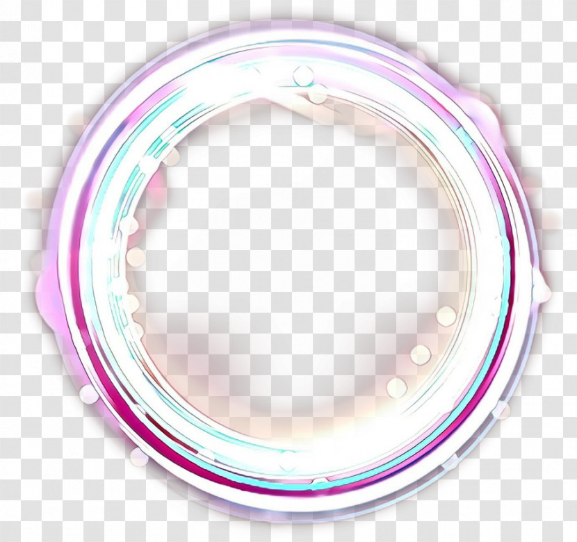 Pink Circle Body Jewelry Magenta Transparent PNG
