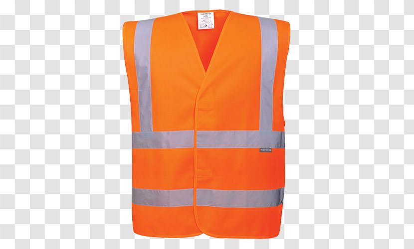Armilla Reflectora High-visibility Clothing Workwear ISO 20471 Portwest - Waistcoat - Safety Vest Transparent PNG