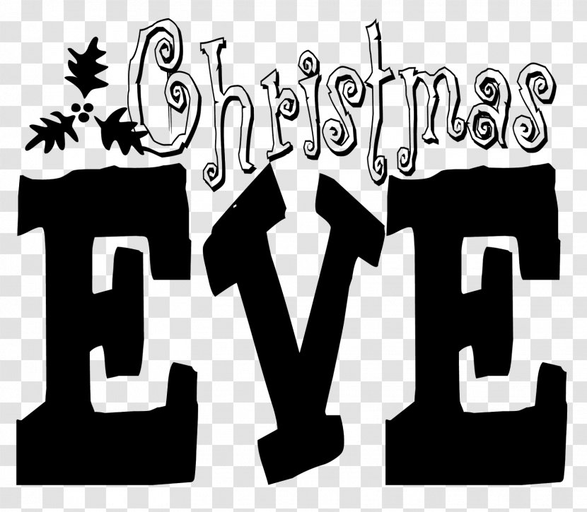 Christmas Logo - Behavior - Calligraphy Blackandwhite Transparent PNG