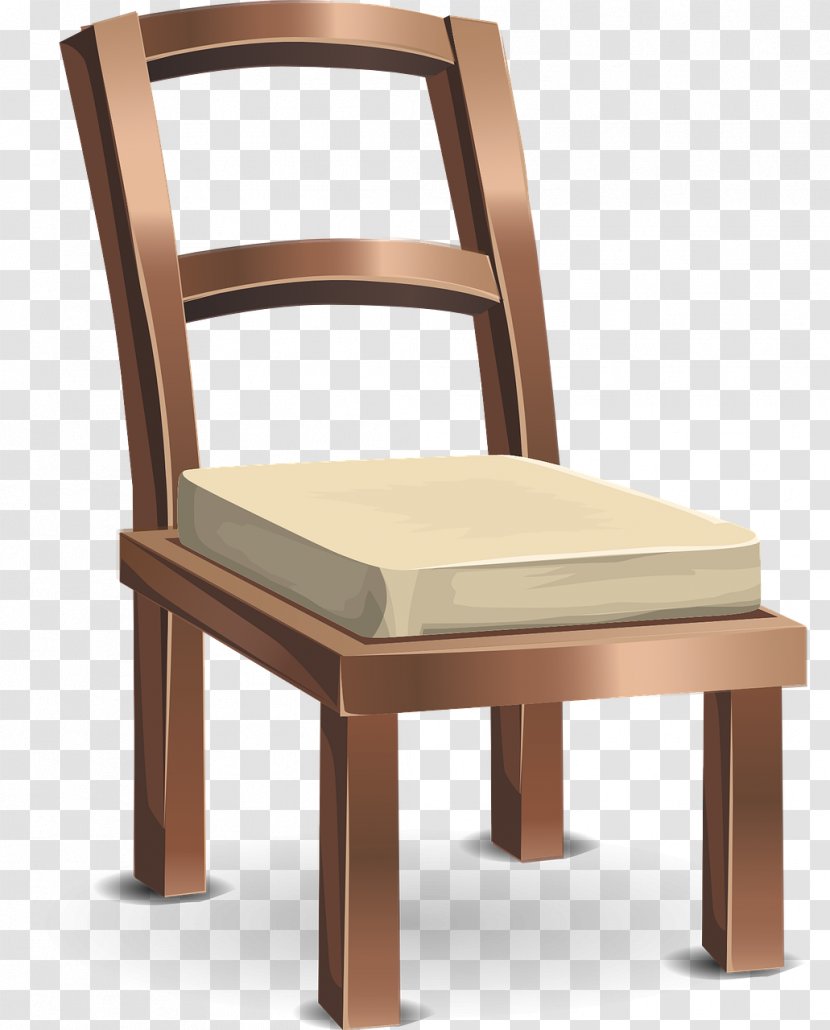 Table Chair Hardwood Garden Furniture - Square Armchair Transparent PNG